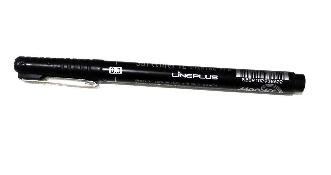 Lineplus Softliner Pen 0.3 ( Black )-0