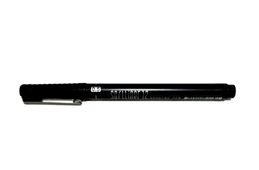Lineplus Softliner Pen 0.5 ( Black )-0