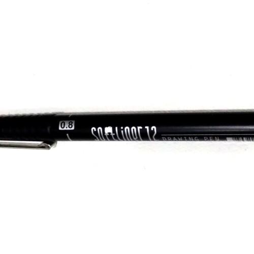 Lineplus Softliner Pen 0.8 ( Black )-0