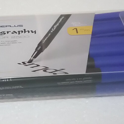 Lineplus Calligraphy Pen Black,Red & Blue-1mm-0