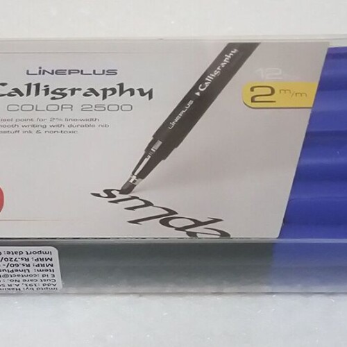 Lineplus Calligraphy Pen Black,Red & Blue-2mm-0