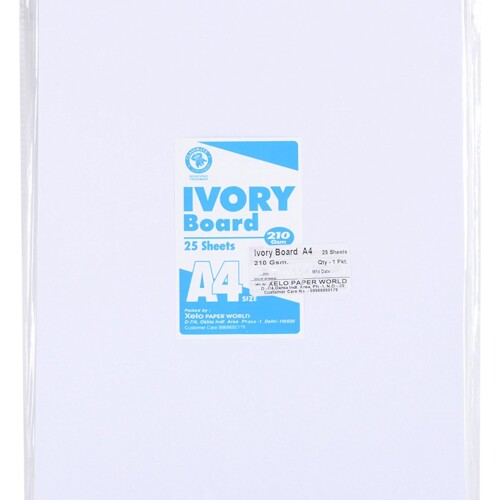 Asint Ivory Sheets, A4 PACK OF 2 50 Sheets-0