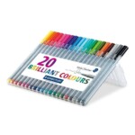 Staedtler Triplus® Fineliner 334 Triangular FinelinerStaedtler Box Containing 20 Assorted Colours-0
