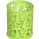 Asint Round Metal Pen Stand ( Green )-0