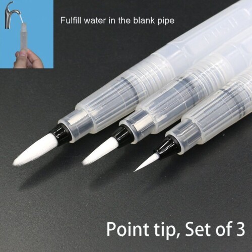 Asint Water Brush Pen Set Of 3-0