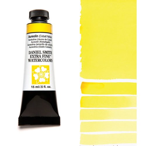Daniel Smith Watercolors Aureolin - Cobalt Yellow 5ml Tube swatch