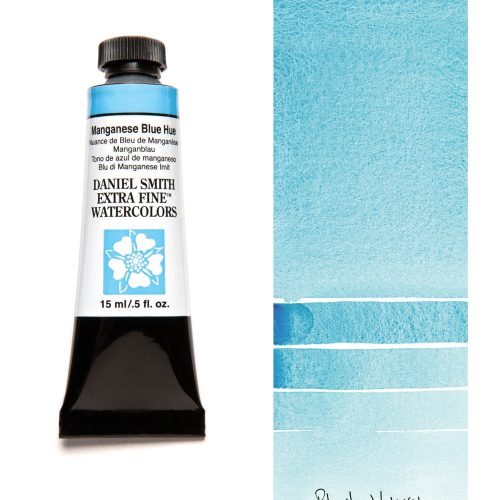 Daniel Smith Watercolors Manganese Blue Hue 5ml Tube swatch