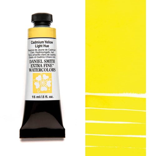 Daniel Smith Watercolors Cadmium Yellow Light Hue 5ml Tube swatch