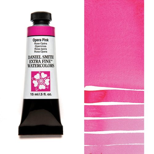 Daniel Smith Watercolors Opera Pink 5ml Tube swatch