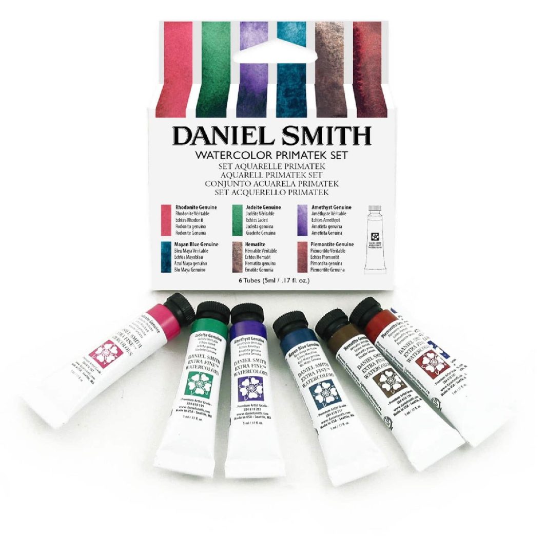 Daniel Smith Primatek Introductory Watercolor Set of 6 Tubes swatch
