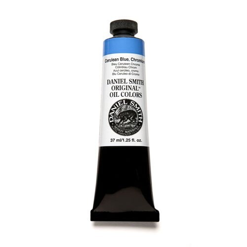Daniel Smith Original Oil Color, Cerulean Blue Chromium, 37 ml.-0