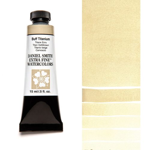 Daniel Smith Watercolor Buff Titanium 15ml Tube swatch