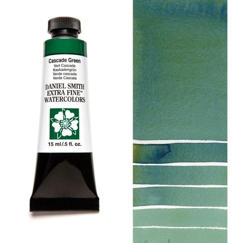 Daniel Smith Watercolor Cascade Green 15ml Tube swatch