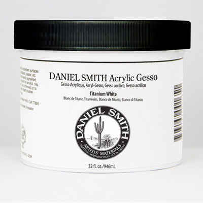 Daniel Smith original Acrylic Gesso Titanium White 32oz-0