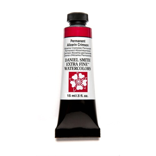 Daniel Smith original Watercolor Paint Tube, 15ml, Permanent Alizarin Crimson -0