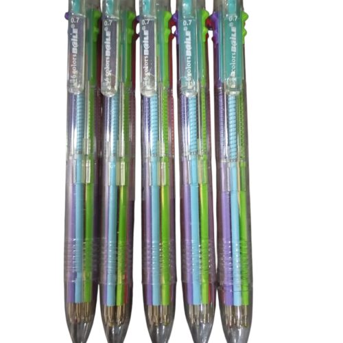 Asint 6 In 1-5PCS  Multicolor  Ballpen