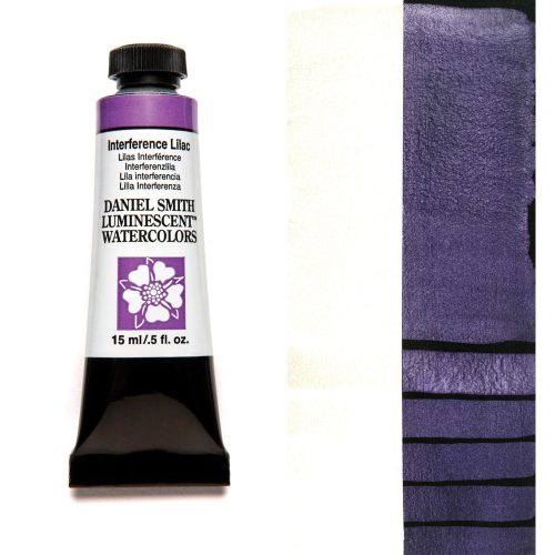 Daniel Smith Watercolor Interference Lilac 15ml Tube swatch