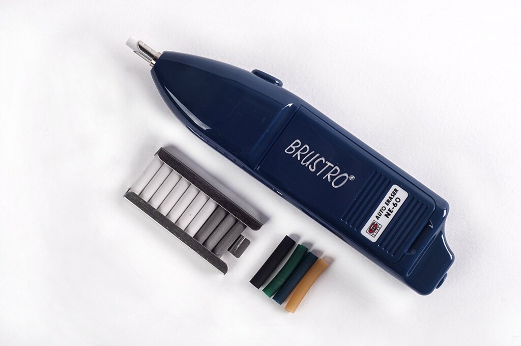 Buy BRUSTRO Battery Operated Automatic Eraser Kit With 10 Replacement Eraser Refills And 4