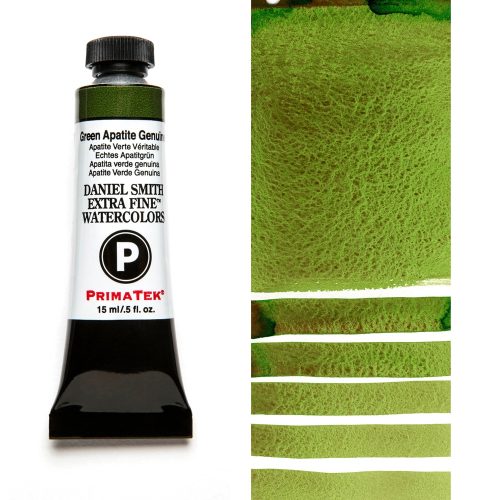 Daniel Smith Watercolors Green Gold 5ml Tube swatch