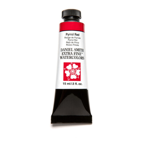 Daniel Smith Extra Fine Watercolor 15ml Paint Tube, Pyrrol Red-0