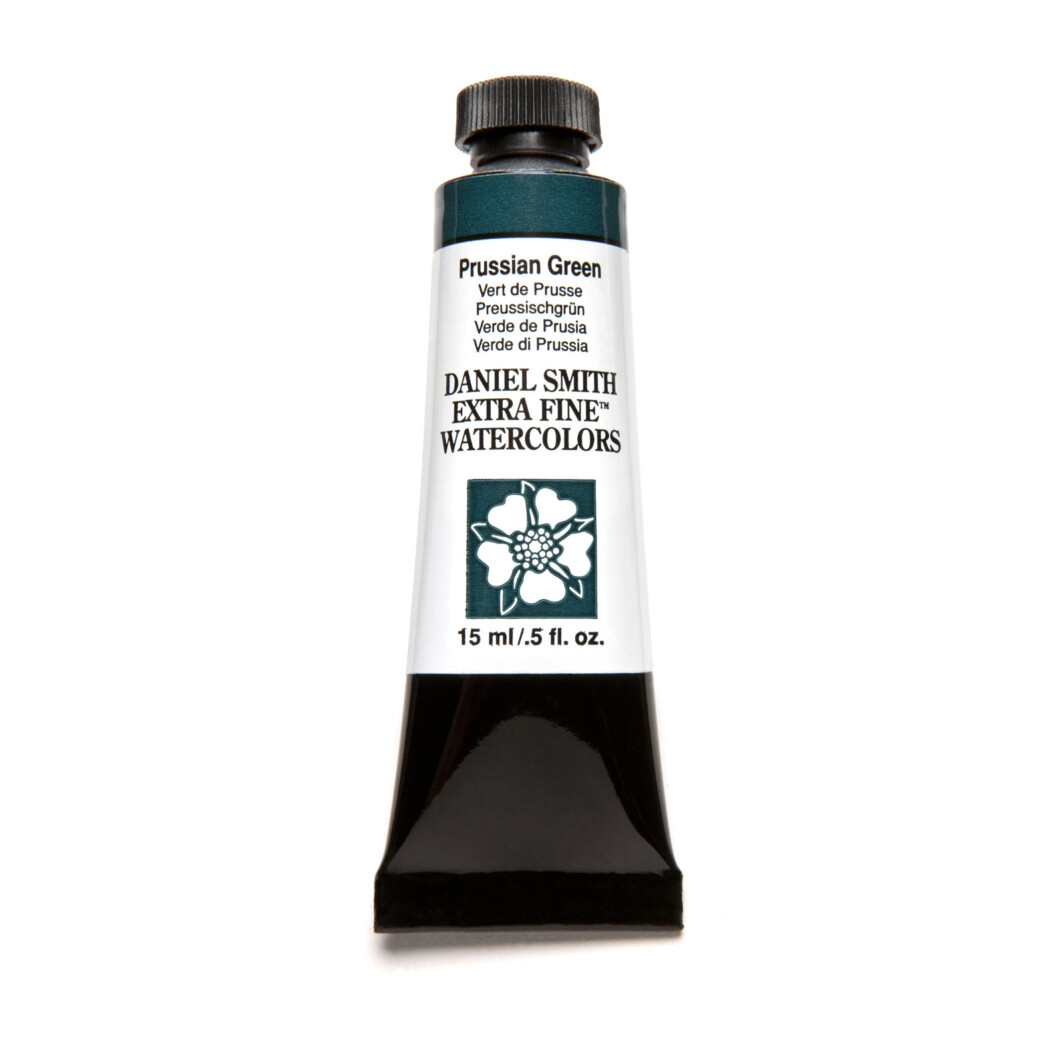 Daniel Smith Extra Fine Watercolor 15ml Paint Tube, Prussian Green-0