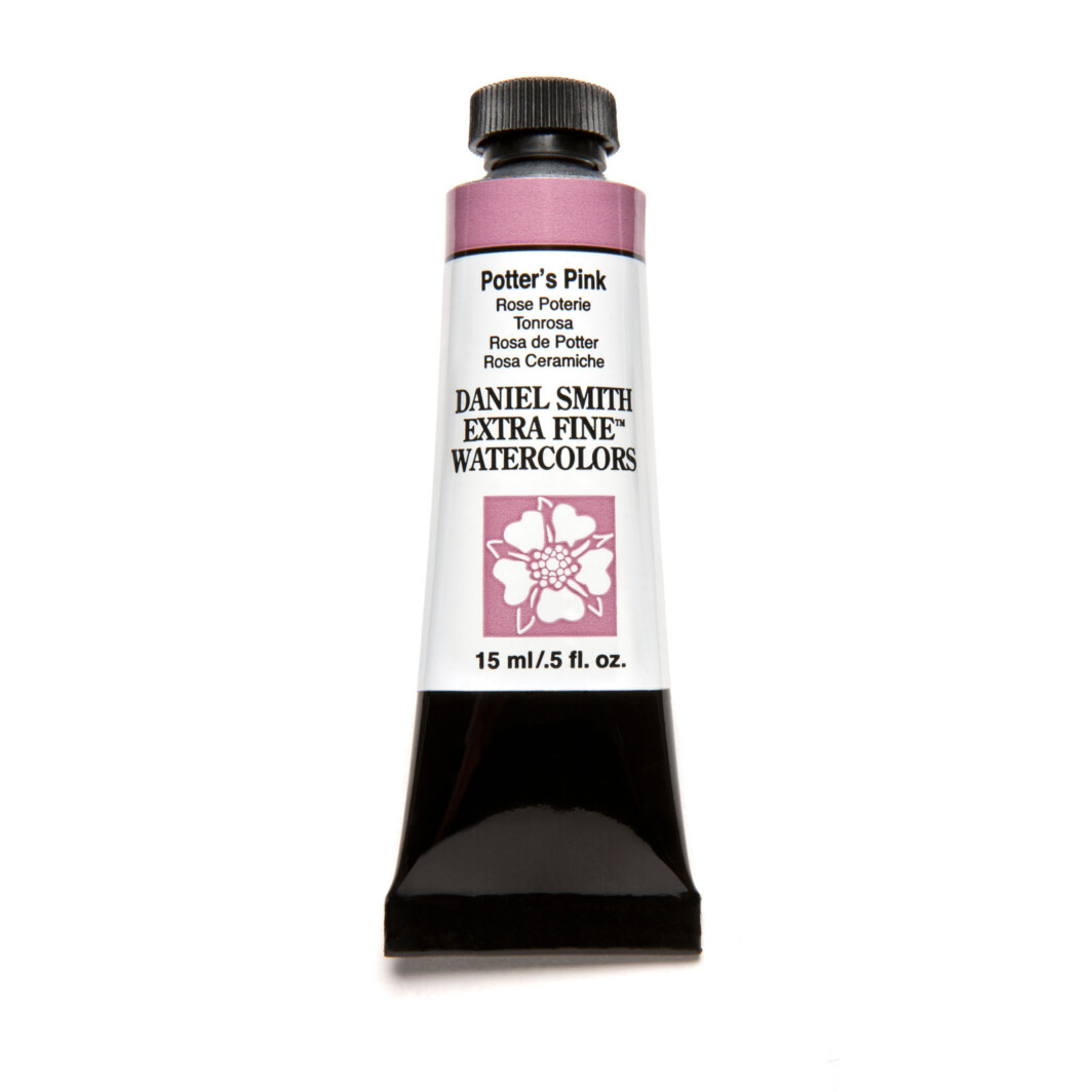Daniel Smith Extra Fine Watercolor 15ml Paint Tube, Potter's Pink Pinkcolor-0
