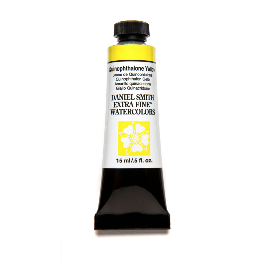 DANIEL SMITH Extra Fine Watercolor 15ml Paint Tube, Quinophthalone Yellow-0