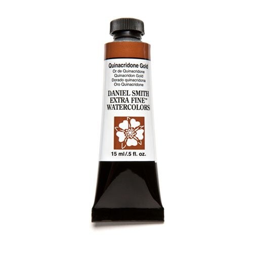 Daniel Smith Extra Fine Watercolor 15ml Paint Tube, Quinacridone, Gold-0