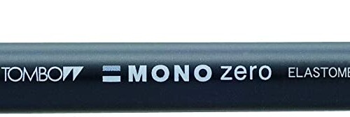 Tombow Holder Eraser, Mono Zero S FINE FLAT Shape Black (EH-KUS11)-0