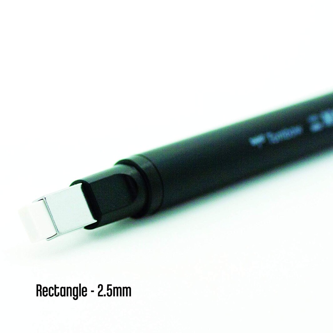 Tombow MONO Zero Eraser Refill, Rectangle 2.5 mm, Pack of 3-2819