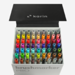 KARIN Megabox Brush Marker Pro 60 colours + 3 Blender Set