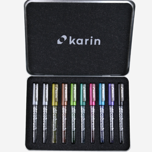 Karin brush marker Déco Metallic 10 Colours set-0