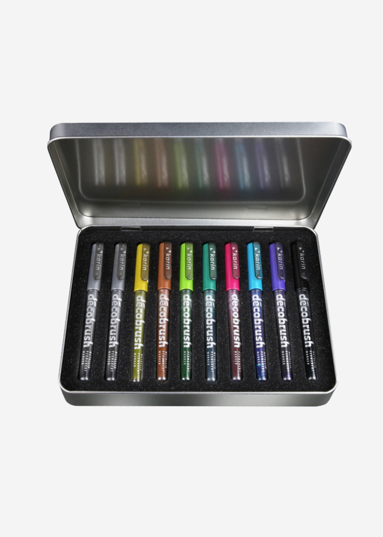 Buy Karin brush marker Déco Metallic 10 Colours set Online