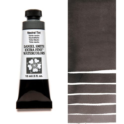 Daniel Smith Watercolors Neutral Tint 15ml Tube swatch