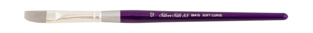 Silver Brush 8841S-12 Silver Silk 88, Soft Curve 12"-0