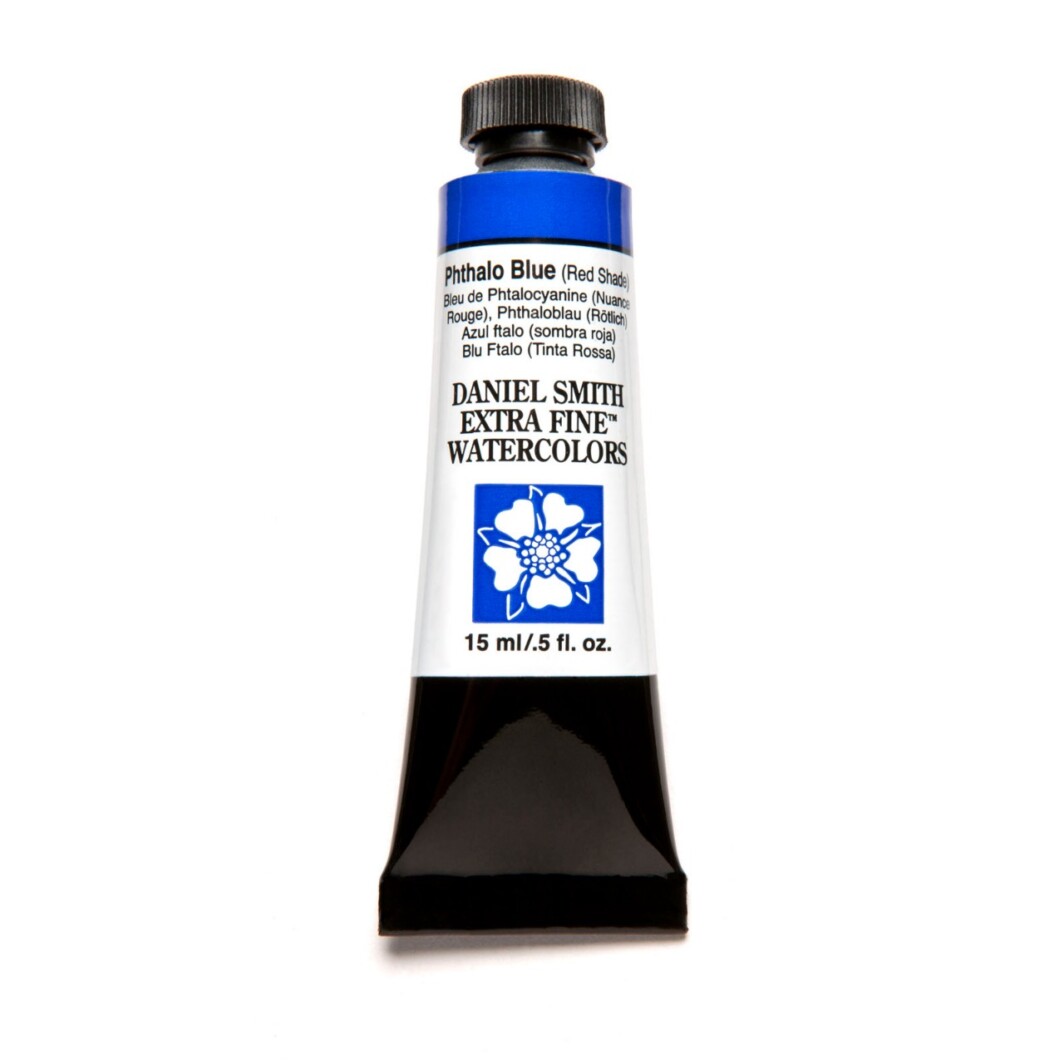 Daniel Smith Extra Fine Watercolor 15ml Paint Tube, Phthalo Blue Red Shade-0