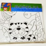 Bomega 2 Design printed canvas to paint Kids Digital Painting stretched Canvas Pack of 2-0