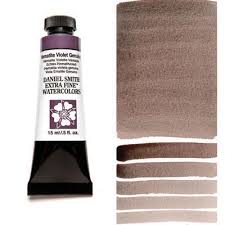 Daniel Smith Extra Fine Watercolor 15ml Paint Tube, Hematite Violet Genuine-0