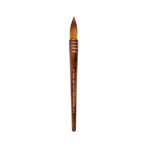 Silver Brush Round Quill Brush Silver Atelier Golden Taklon Series, Size -120 (5225S-120)