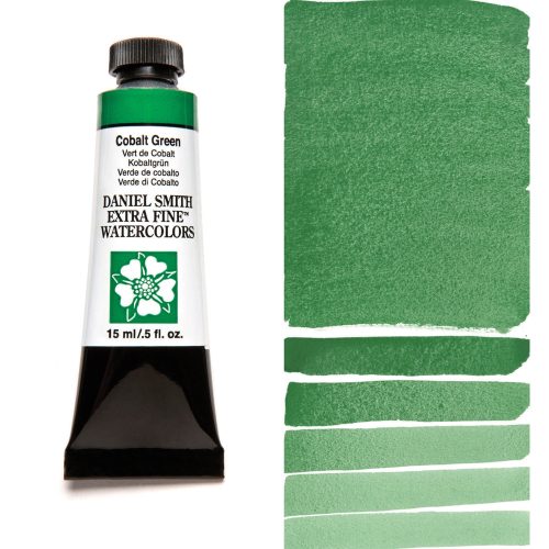 Daniel Smith Watercolor Cobalt Green 15ml Tube swatch