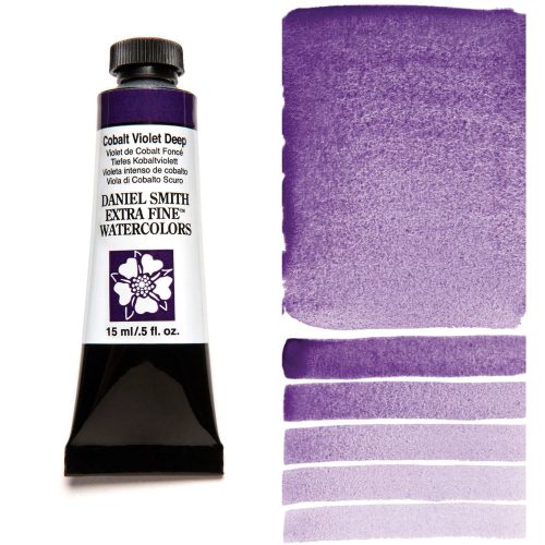 DANIEL SMITH Watercolor Cobalt Violet Deep 15ml Tube swatch