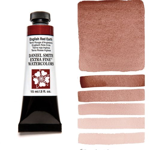 Daniel Smith Watercolor English Red Earth 15ml Tube swatch