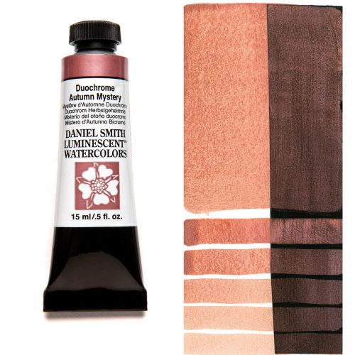 Daniel Smith Watercolor Duochrome Autumn Mystery 15ml Tube swatch