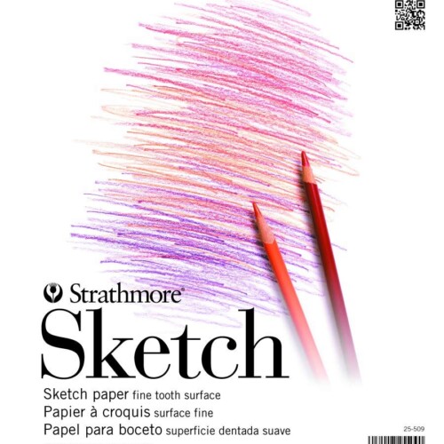 Strathmore (25-509) 100 Sheet Sketch Pad, 9 by 12", 9"x12"-0