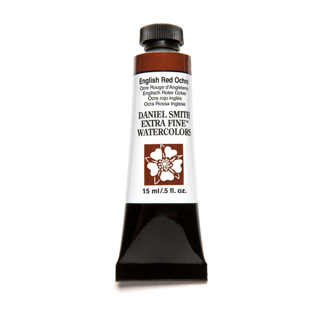 DANIEL SMITH Extra Fine Watercolor 15ml Paint Tube, English Red Ochre-0