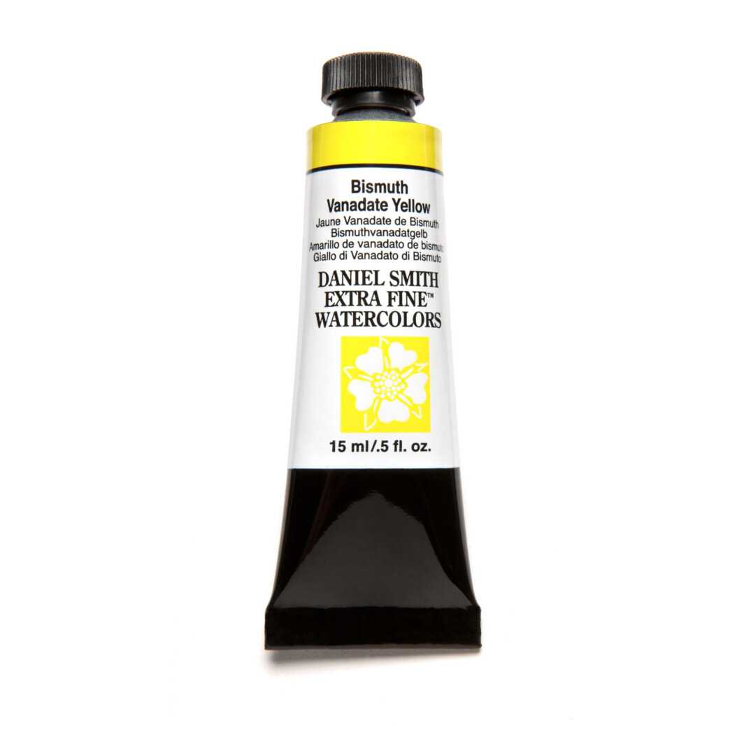 Daniel Smith Extra Fine Watercolor 15ml Paint Tube, Bismuth Vanadate Yellow-0