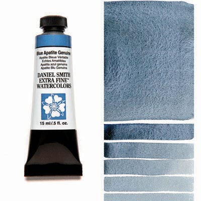 DANIEL SMITH Extra Fine Watercolor 15ml Paint Tube, Blue Apatite Genuine-0
