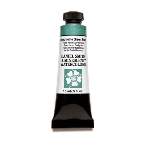 Daniel Smith Extra Fine Watercolor 15ml Paint Tube, Duochrome, Green Pearl-0