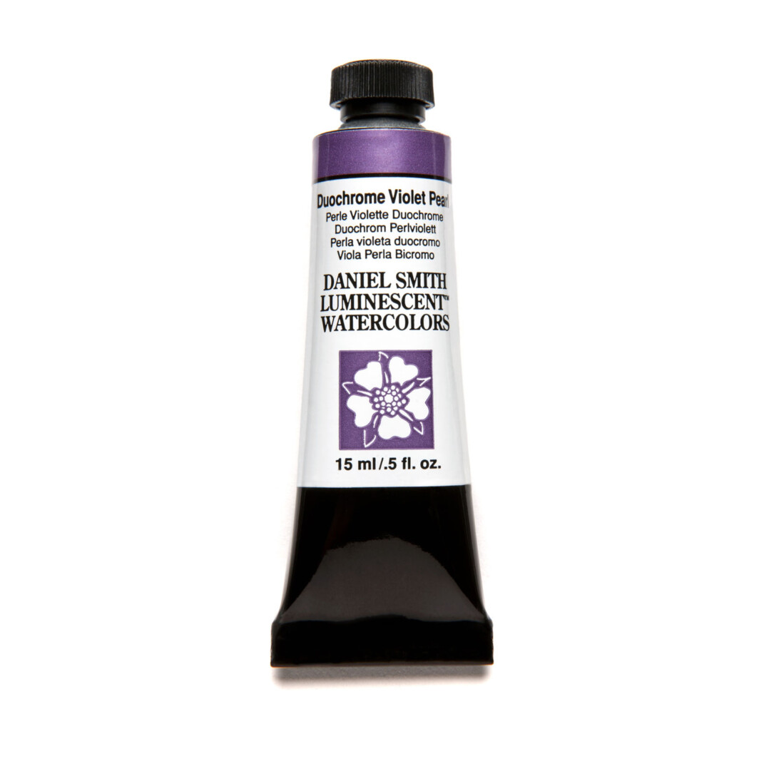 Daniel Smith Extra Fine Watercolor 15ml Paint Tube, Duochrome, Violet Pearl-0