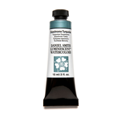 Daniel Smith Extra Fine Watercolor 15ml Paint Tube, Duochrome, Turquoise-0
